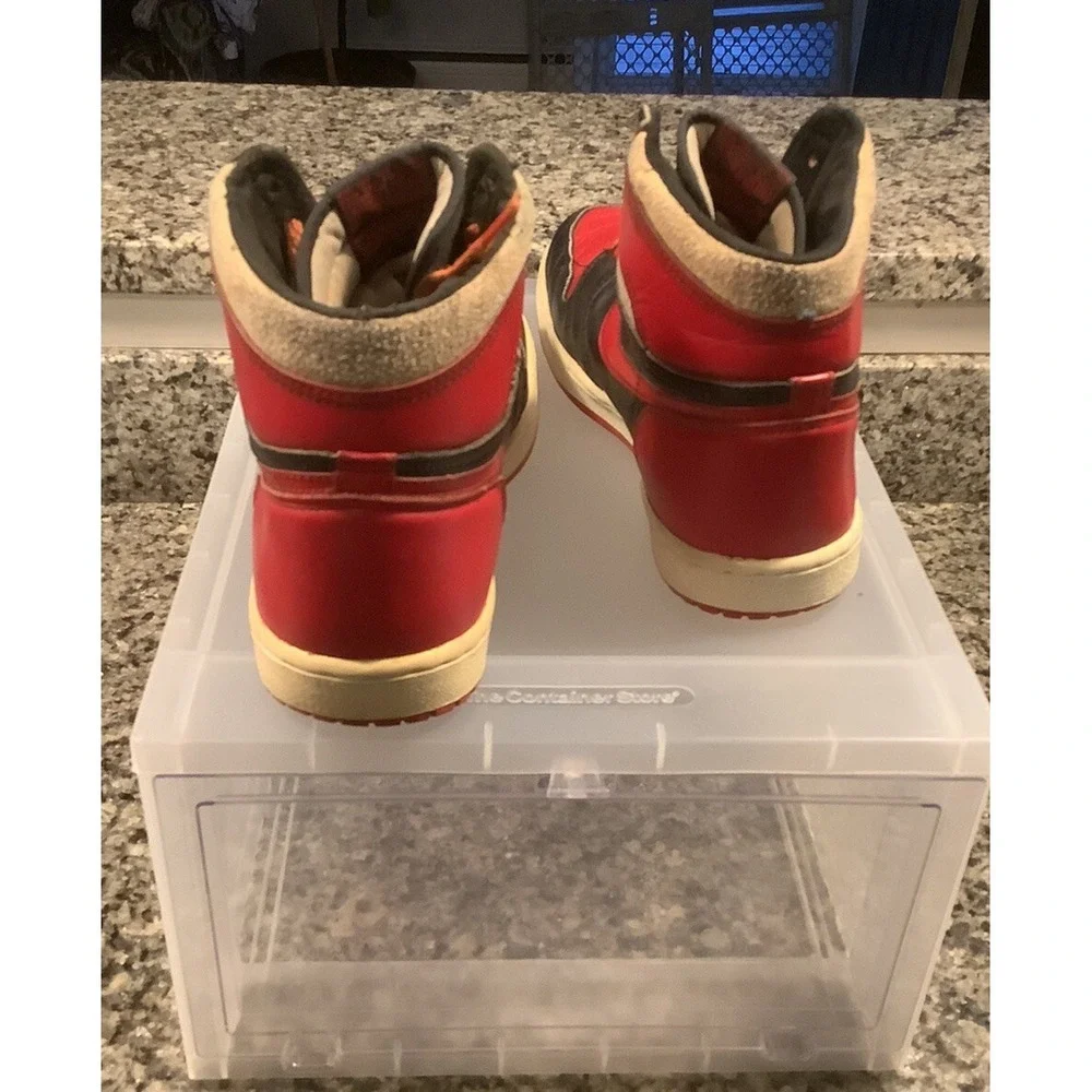 1985 OG Air Jordan 1 Bred Size 10.5 Black/Red Original Vintage MJ Bulls